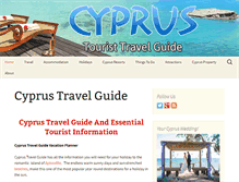 Tablet Screenshot of cyprus-tourist-guide.com